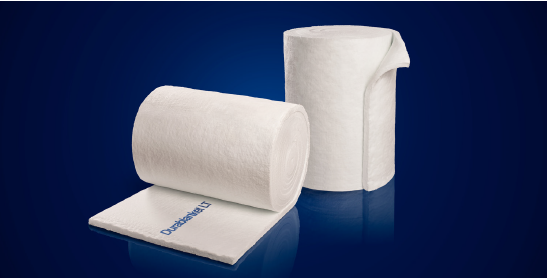 Photo 1 – Fiberfrax Durablanket LT is Easily Identifiable with it's Surface Printing